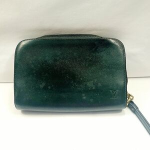 Louis Vuitton Leather Clutch Bag
